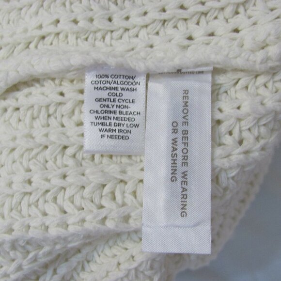 Ann Taylor LOFT Women's Sweater Size S Cotton Tunic 100% Cotton 1/2 Sleeve EUC - Picture 4 of 4